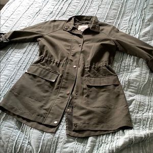A New Day army green utility coat. NWT. Size S.